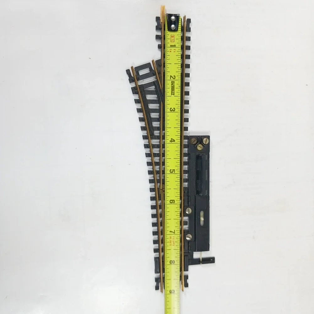 Set 2 Atlas HO Scale Snap-Switch Left Hand Remote Control Turnout Brass Rail USA